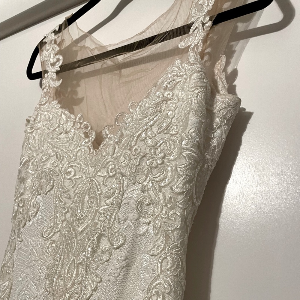 Olvis Olga Yermoloff Lace Mermaid Wedding Gown 4236